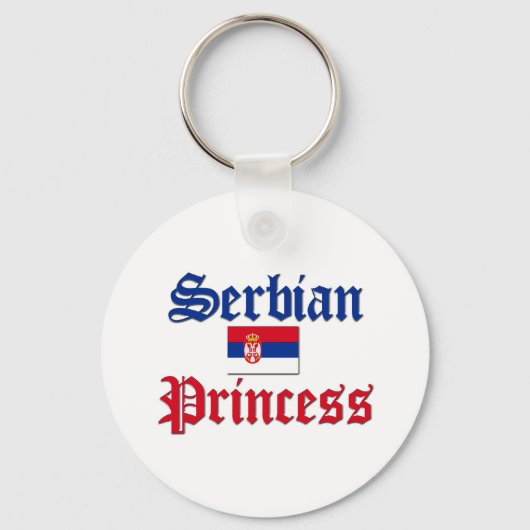 Servische prinses sleutelhanger (Voorkant)