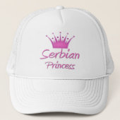 Servische prinses trucker pet (Voorkant)