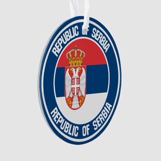 Servische Ronde Emblem Ornament (voorkant)