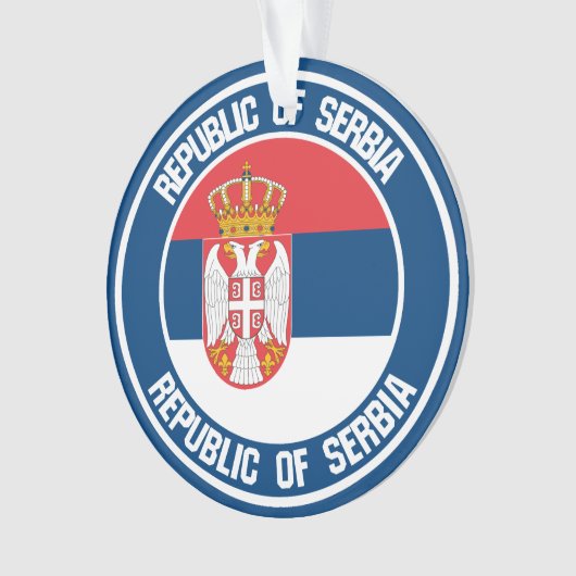 Servische Ronde Emblem Ornament (voorkant)