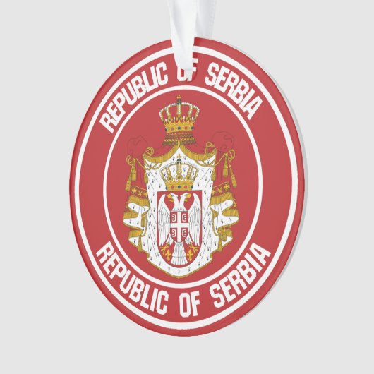 Servische Ronde Emblem Ornament (voorkant)