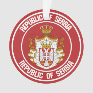 Servische Ronde Emblem Ornament