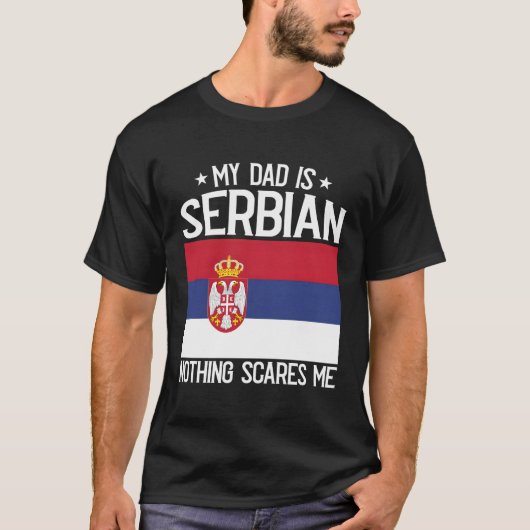 Servische roots voor Servië Erfgoed T-shirt (Voorkant)