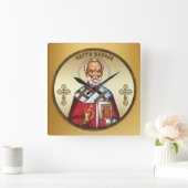 Servische Sint Nicolaas Vierkante Klok (Huis)
