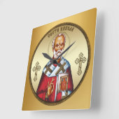 Servische Sint Nicolaas Vierkante Klok (Hoek)