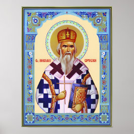 Servische Sint-Nikolaas Poster