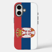 Servische staatsvlag Case-Mate iPhone case (Achterkant)