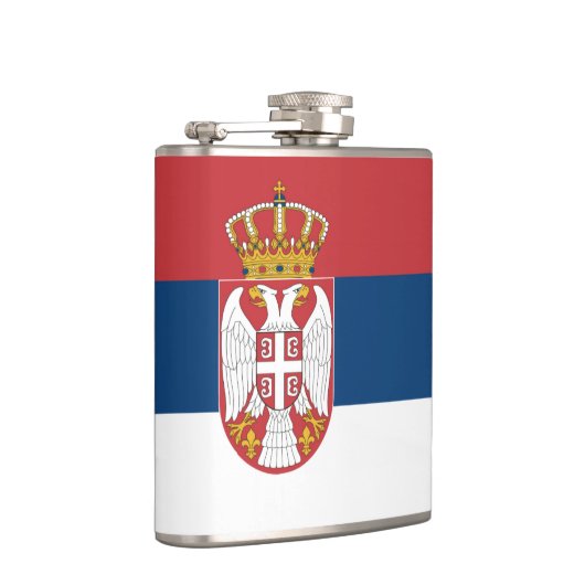 Servische staatsvlag heupfles (Rechts)