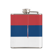 Servische staatsvlag heupfles (Achterkant)