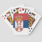 Servische staatsvlag pokerkaarten (Achterkant)