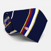 Servische strepen vlag stropdas (Opgerold)