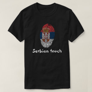 Servische vingerafdrukvlag t-shirt