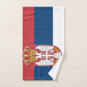 Servische vlag bad handdoek (Handdoek)