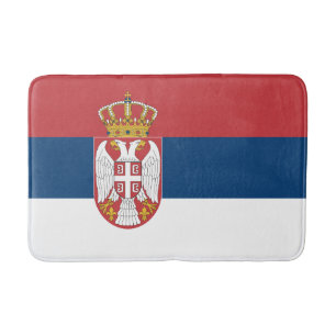 Servische vlag badmat