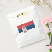 Servische vlag bedankzakje (Gezegeld)