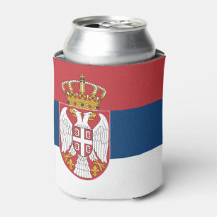 Servische vlag blikjeskoeler
