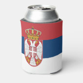 Servische vlag blikjeskoeler (Blikje Achterkant)