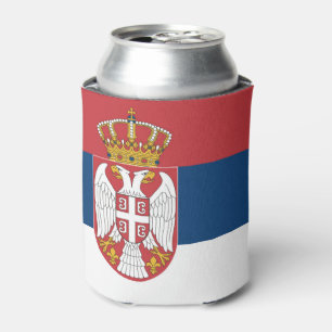 Servische vlag blikjeskoeler