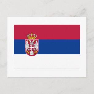 Servische vlag briefkaart