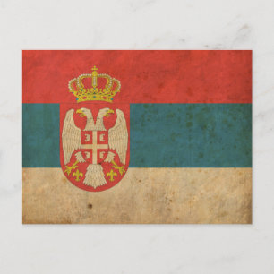  Servische vlag Briefkaart