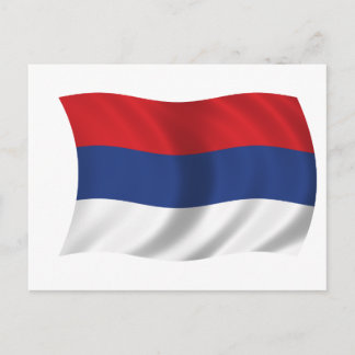 Servische vlag briefkaart