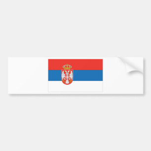 Servische vlag bumpersticker