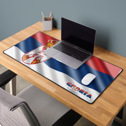 Servische vlag bureaumat (Kantoor 2)