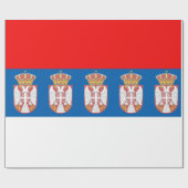 Servische vlag cadeaupapier (Vlak)