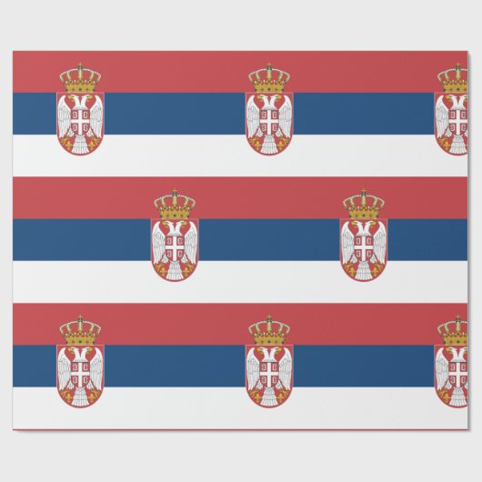 Servische vlag cadeaupapier (Vlak)