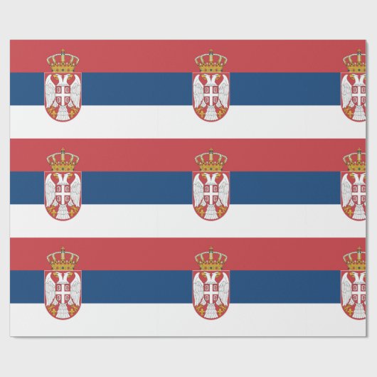 Servische vlag cadeaupapier (Vlak)