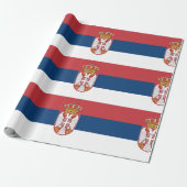 Servische vlag cadeaupapier (Uitgerold)