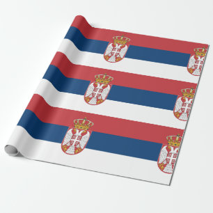 Servische vlag cadeaupapier