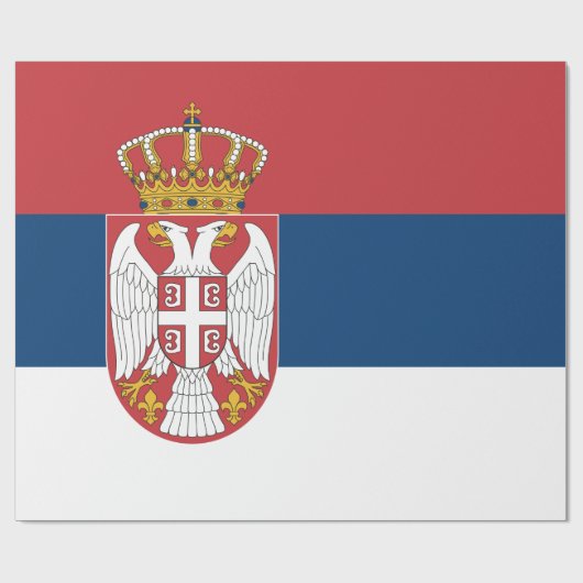 Servische vlag cadeaupapier (Vlak)