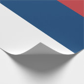 Servische vlag cadeaupapier (Hoek)