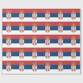 Servische vlag cadeaupapier (Vlak)