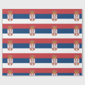 Servische vlag cadeaupapier (Vlak)