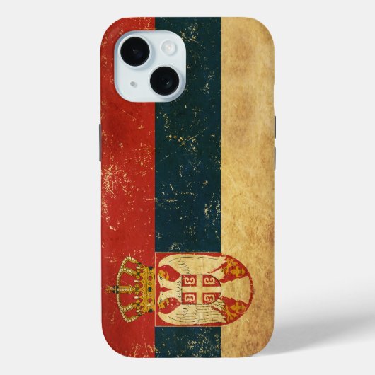 Servische vlag Case-Mate iPhone case (Achterkant)