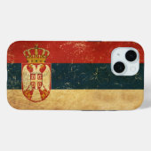 Servische vlag Case-Mate iPhone case (Achterkant (horizontaal))