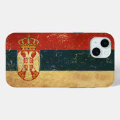 Servische vlag Case-Mate iPhone case (Achterkant (horizontaal))