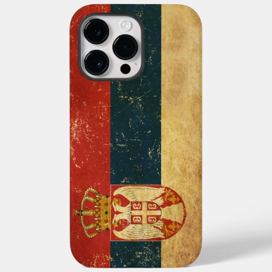 Servische vlag Case-Mate iPhone case (Achterkant)