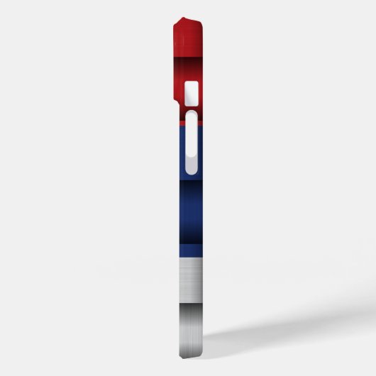Servische vlag Case-Mate iPhone case (Achterkant / Links)