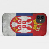 Servische vlag Case-Mate iPhone case (Achterkant (horizontaal))