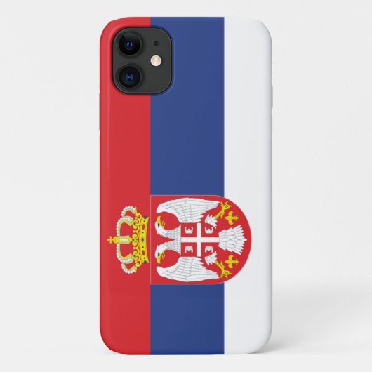 Servische vlag Case-Mate iPhone case (Achterkant)