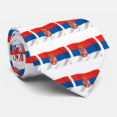 Servische Vlag Das (Opgerold)