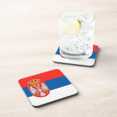 Servische vlag drankjes onderzetter (Rechterzijde)