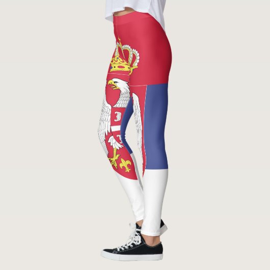 Servische vlag Emblem Leggings (Links)