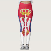 Servische vlag Emblem Leggings (Voorkant)