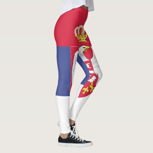 Servische vlag Emblem Leggings (Rechts)