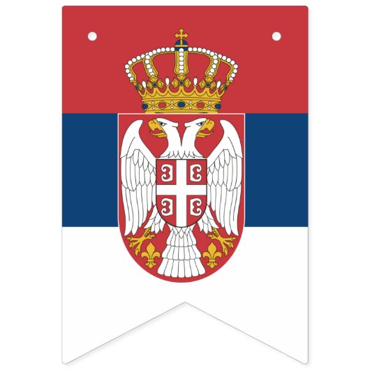 Servische vlag en Servische partij Banners/bruilof Vlaggetjes (Tweede vlag)