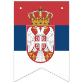 Servische vlag en Servische partij Banners/bruilof Vlaggetjes (Eerste vlag)
